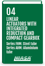 Linear actuators with integrated reduction and compact gearbox