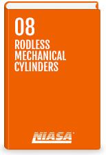 Rodless mechanical cylinder