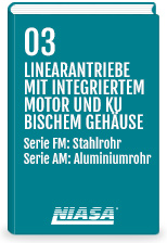 Linearantriebe mit integriertem motor und kubischem geh&auml;use